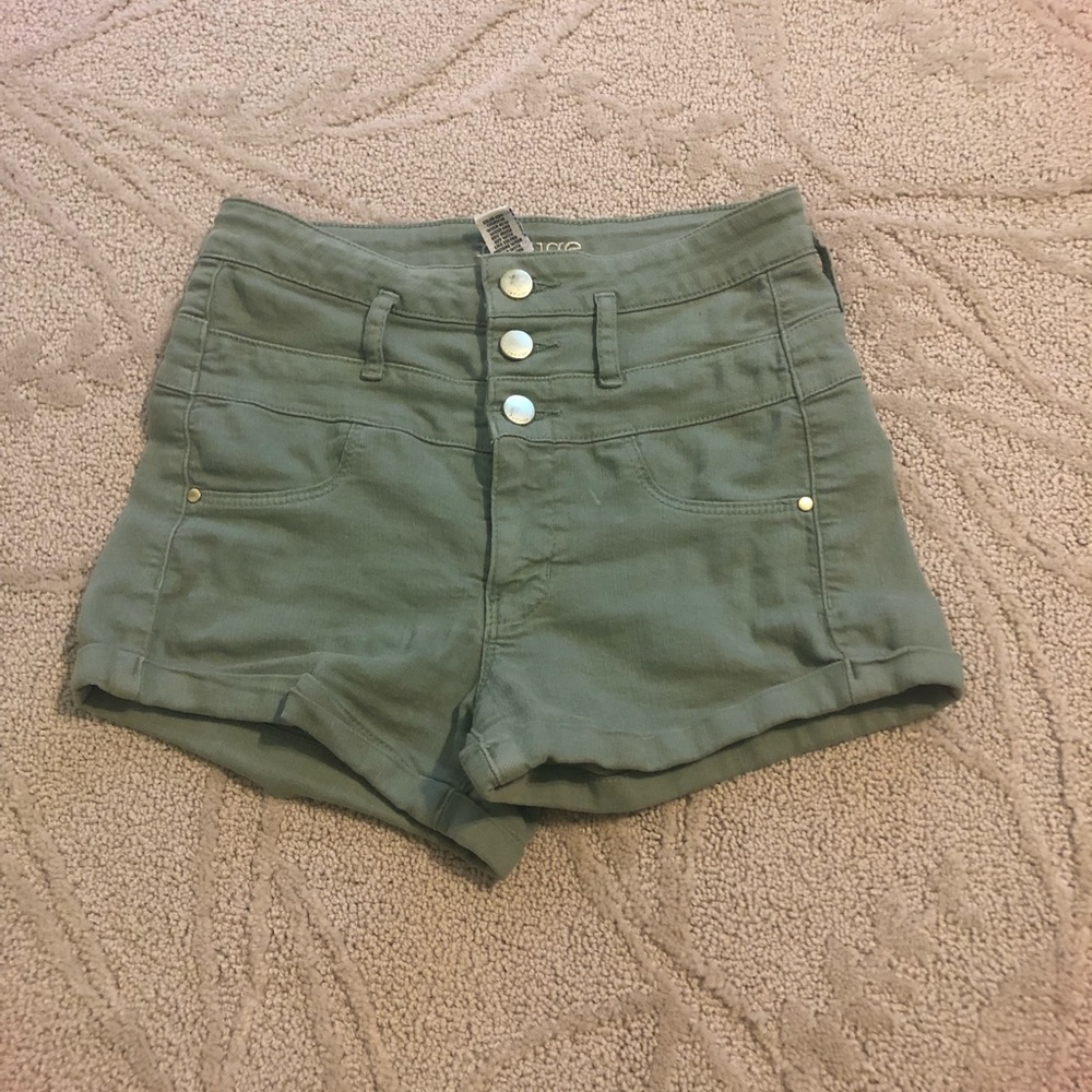 Charolette Ruse/ Refuge Olive Shorts